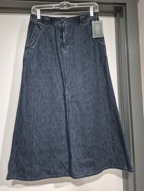 NWT Lauren Jeans Co. Ralph Lauren Vintage Denim A-Line Skirt